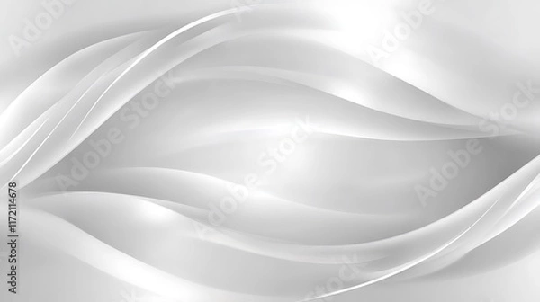 Fototapeta Abstract grayscale flowing wave design background