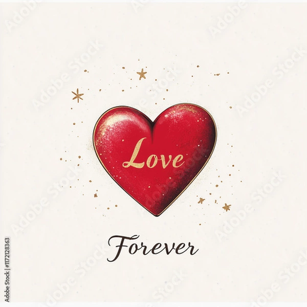 Obraz heart background