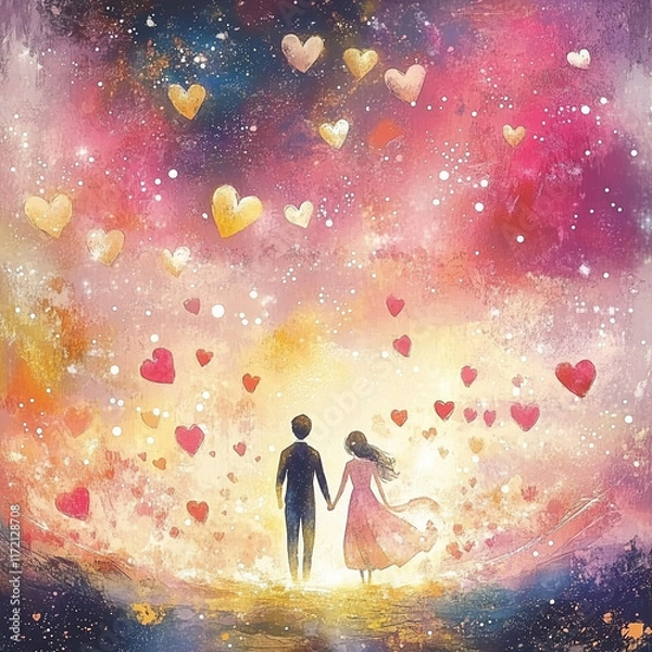 Obraz person with heart