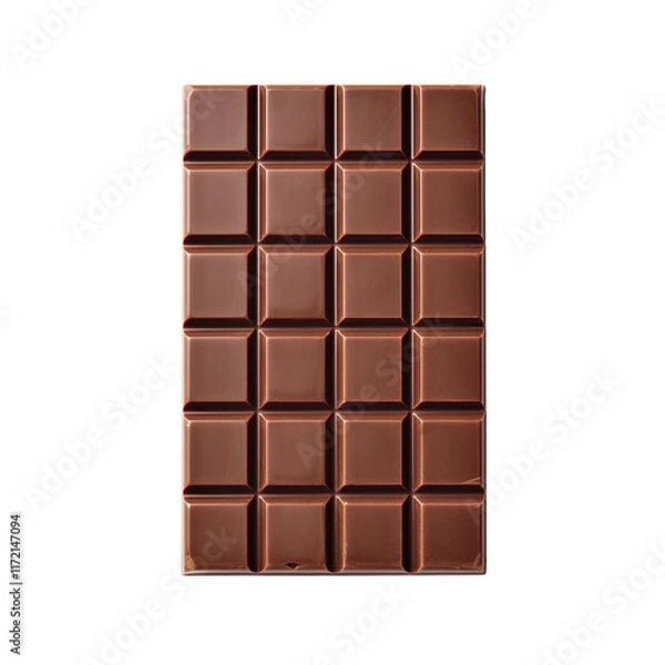 Obraz chocolate bar isolated transparent background