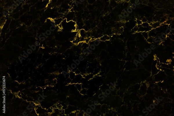 Obraz Gold and Black marble patterned texture background