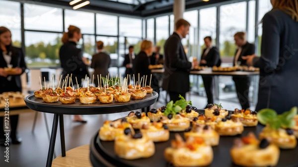 Fototapeta Appetizers Catering Event Food Table Buffet Snacks Catering Service
