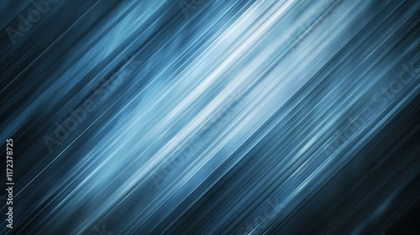 Fototapeta A gradient background in corporate blue tones with subtle diagonal lines