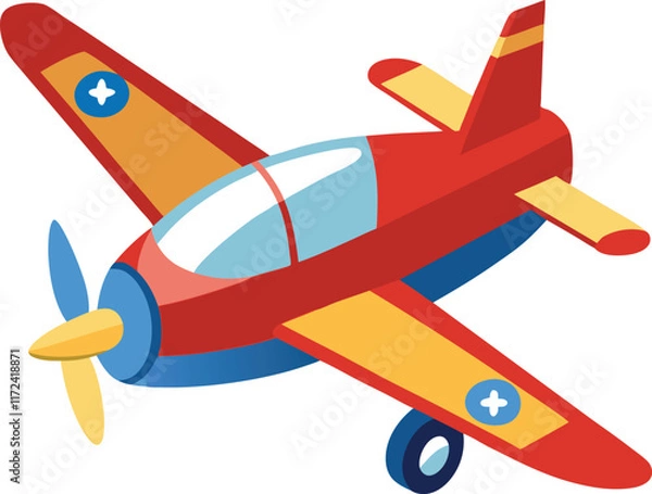 Obraz plane vector