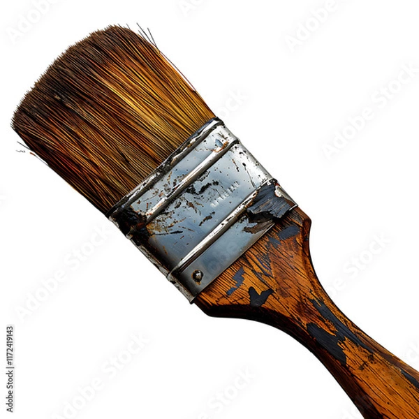 Obraz paint brush isolated on white