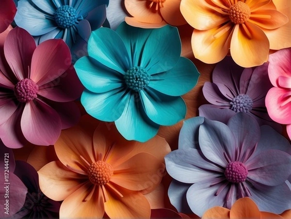 Obraz colorful flower background