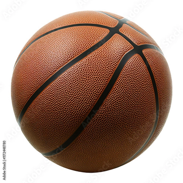 Obraz basketball isolated on white background