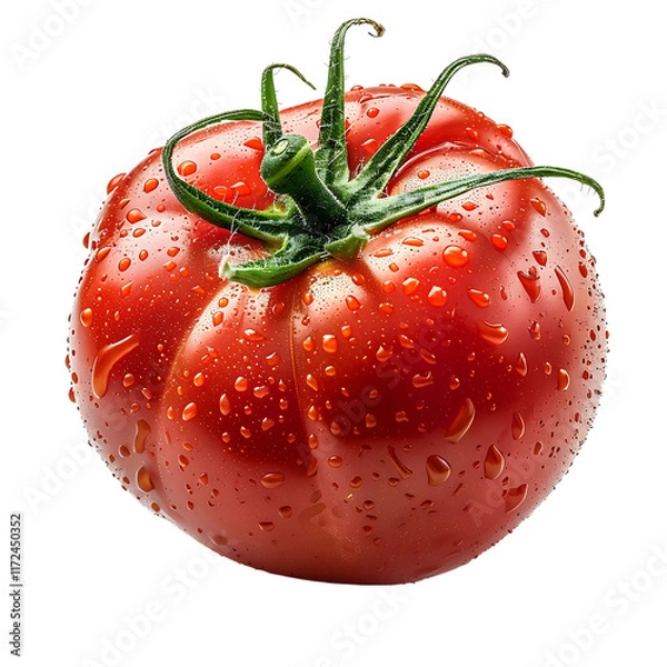 Obraz tomato isolated on white background