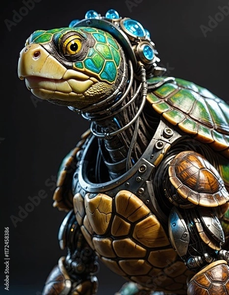 Obraz Turtle Robot With ARmor