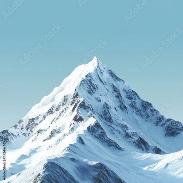 Obraz Majestic Snow-Capped Peak 