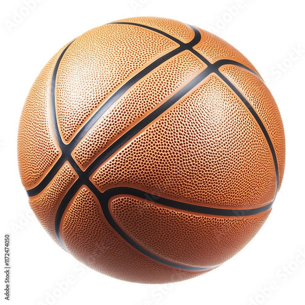 Obraz basketball isolated on white background