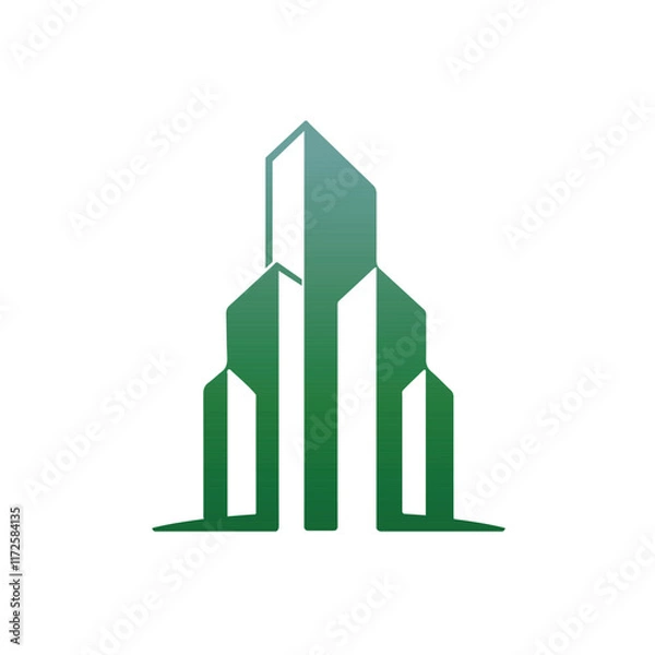 Obraz Vector Green Realty Logo 
