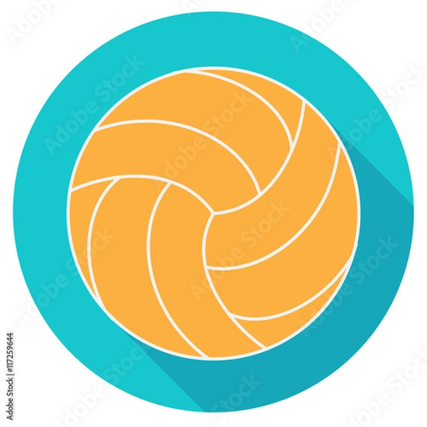 Obraz Yellow water polo ball