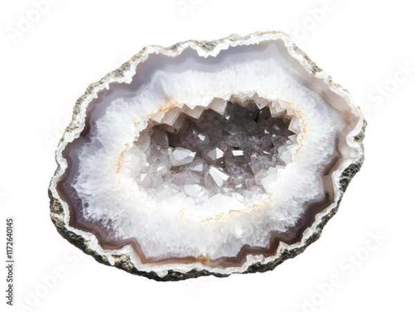 Fototapeta 玉髓晶洞晶体矿物宝石天然原石素材