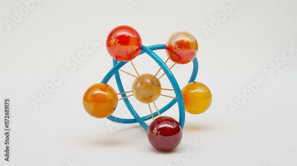 Obraz Model of a hydrogen atom
