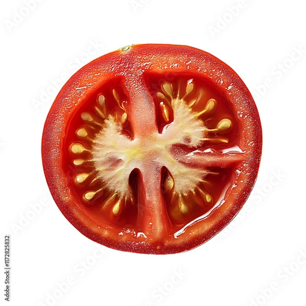 Fototapeta Tomato slices without background