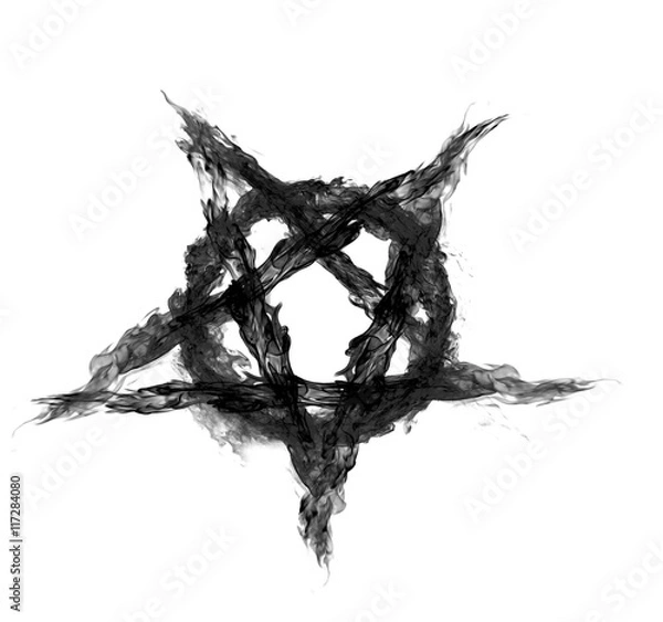 Obraz Fire Pentagram