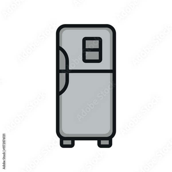 Fototapeta Refrigerator icon vector design templates simple and modern