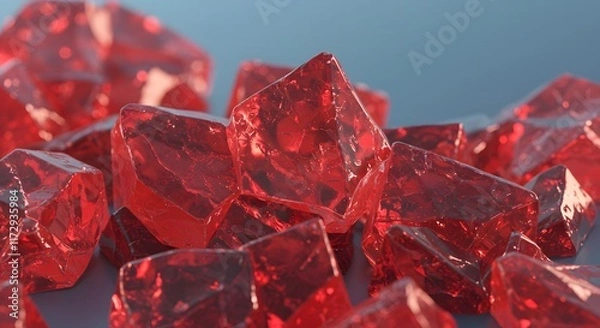 Fototapeta ia generated. red abstract background