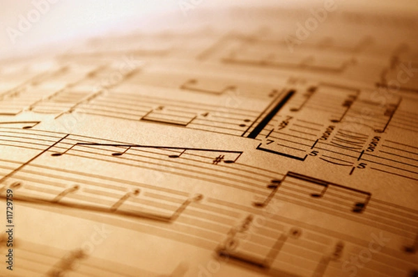 Obraz Musique partition
