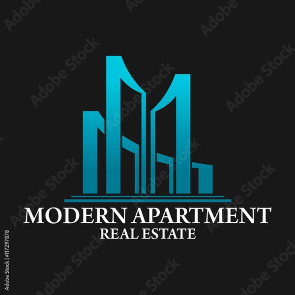 Obraz Real Estate, Architecture and Construction Vector Logo Design