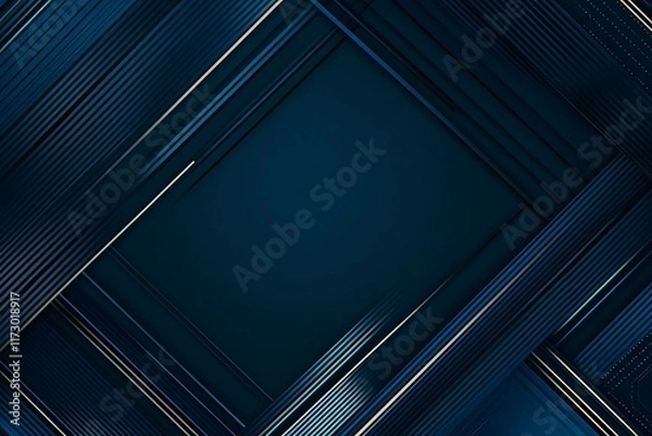 Fototapeta Abstract close-up of a glowing blue digital circuit board, showcasing intricate connections and technological design on a black background.
