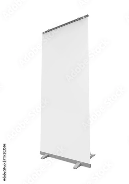 Fototapeta Blank Roll Up Display Banner