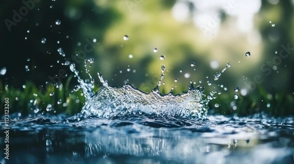 Obraz Water Droplet Splash