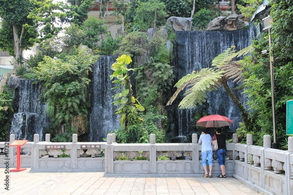 Obraz 龍山寺の綺麗な風景