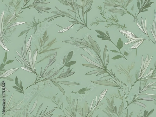 Fototapeta Sage Green Background