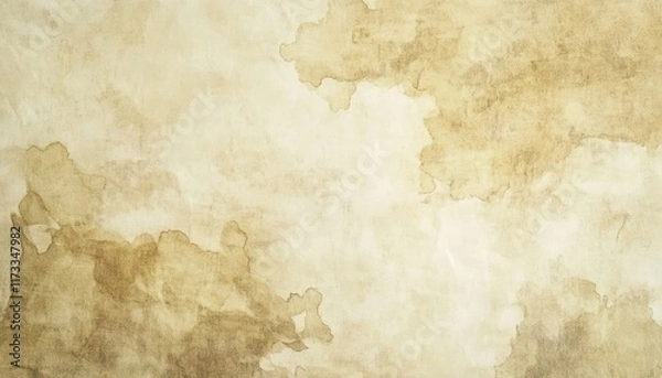 Fototapeta Aged Paper Texture Background Grunge Vintage Antique Brown Beige Cream Stain Blot Spots Dirty Old