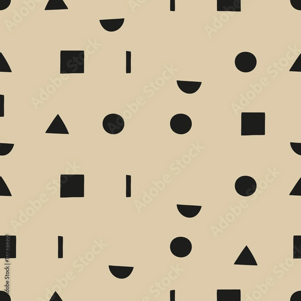 Obraz seamless geometric pattern