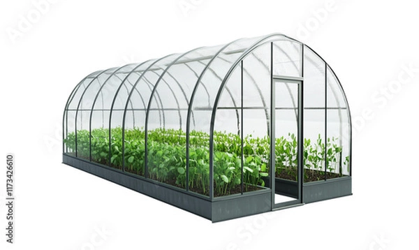 Obraz a Greenhouse isolated on a transparent background