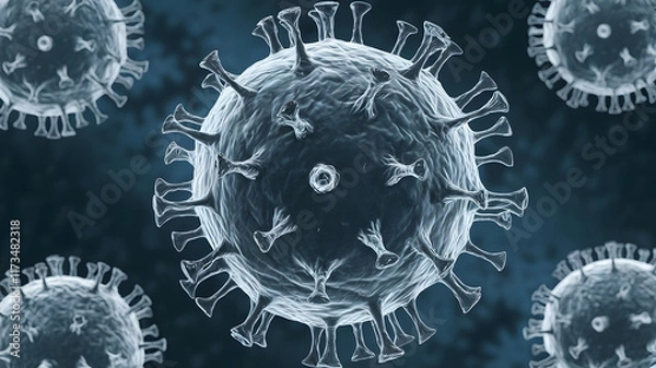 Obraz Human metapneumovirus HMPV virus