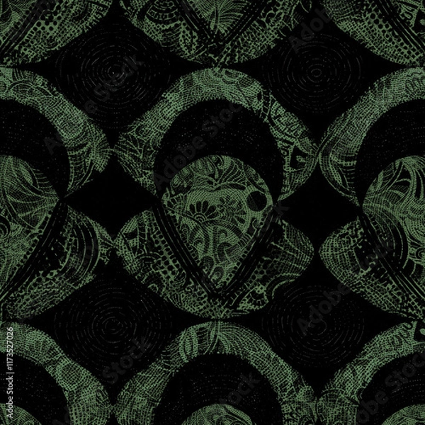 Obraz Abstract seamless patterns