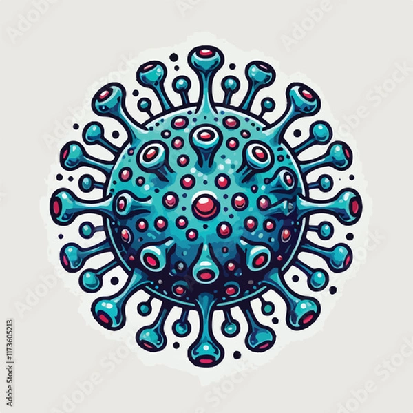 Fototapeta virus vector 