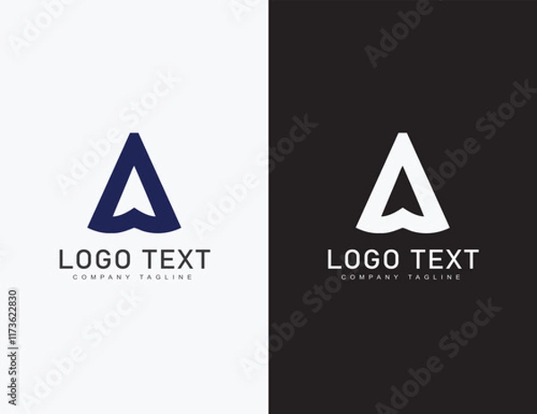 Fototapeta Simple Line Minimal Logo