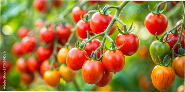 Fototapeta Sliced lemon and orange arranged beautifully on a plate for a refreshing citrus display