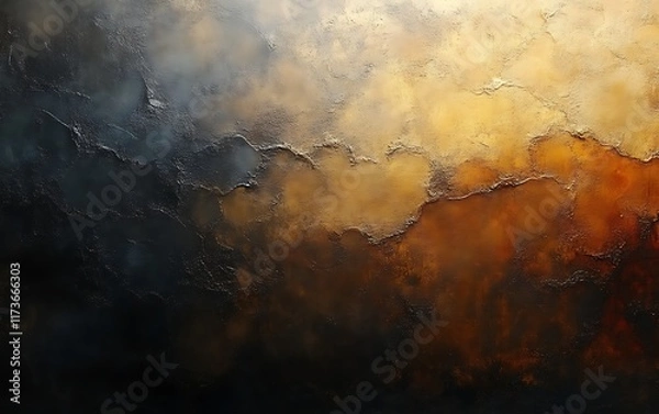 Obraz Abstract dark to light brown textured background.