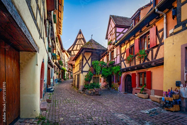 Fototapeta Eguisheim village, Alsace, France