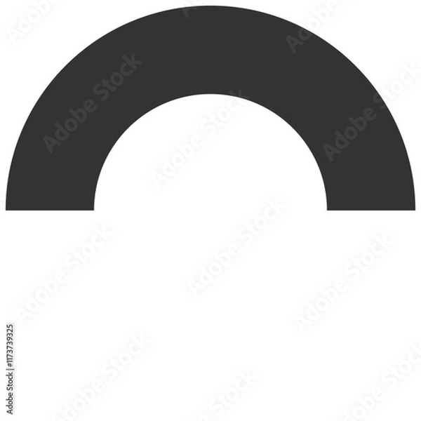 Obraz Vector EPS Black isometric shape graphic element