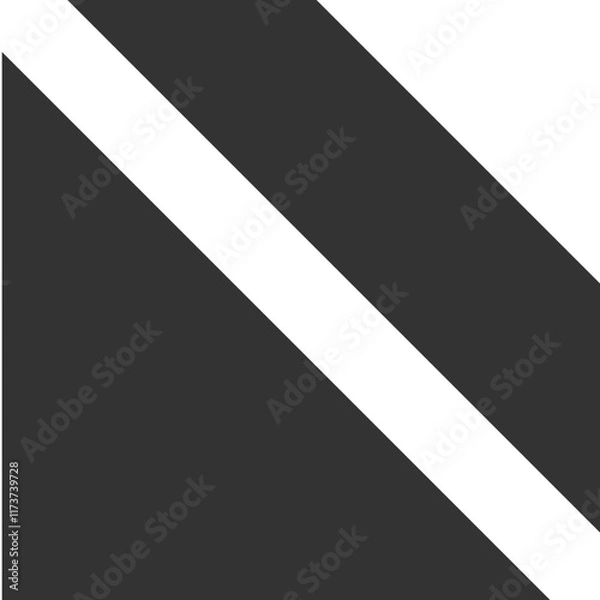 Fototapeta Vector EPS Black isometric shape graphic element