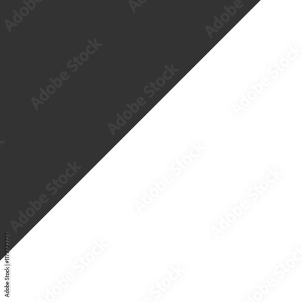 Fototapeta Vector EPS Black isometric shape graphic element