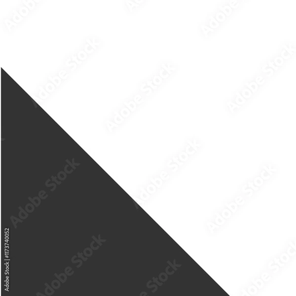 Obraz Vector EPS Black isometric shape graphic element
