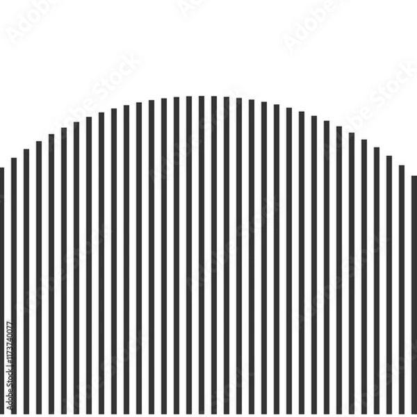 Obraz Vector EPS Black isometric shape graphic element