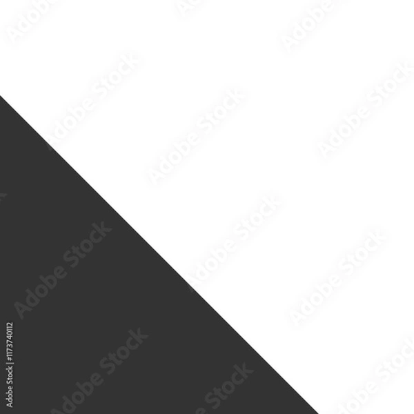 Fototapeta Vector EPS Black isometric shape graphic element