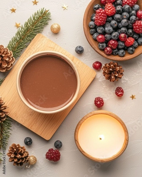 Fototapeta chocolate, dessert, food, valentine's day