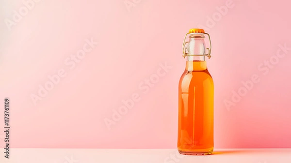 Obraz Kombucha drink in a bottle