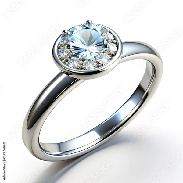 Fototapeta diamond engagement ring