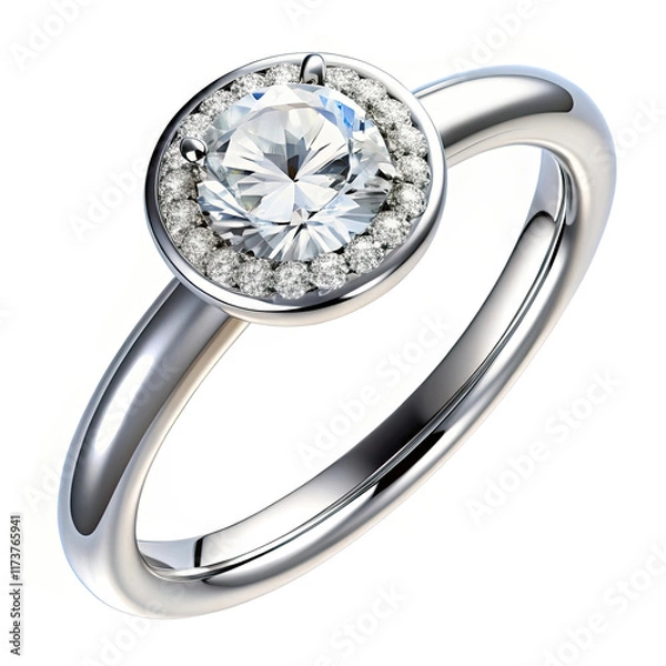 Fototapeta diamond engagement ring
